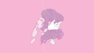 Nền Kawaii Hồng Dễ Thương — Hồng dễ thương Hình nền