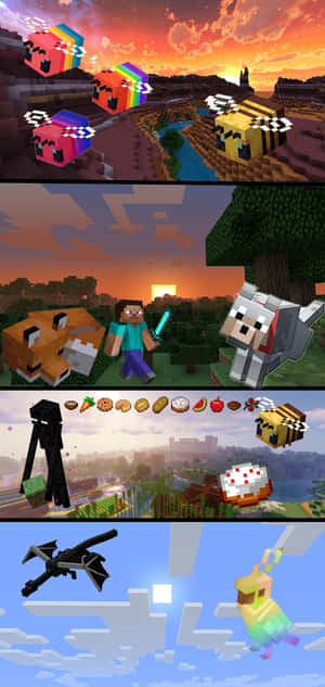 Pixel 3xl Minecraft Nền — Honor X80i Hình nền