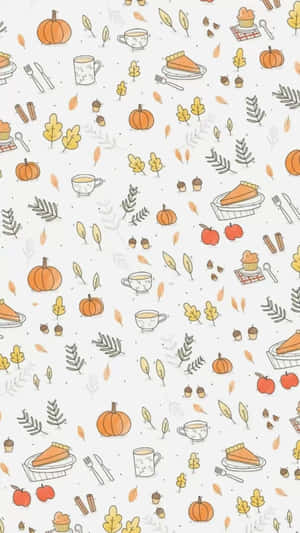 Nền Thanksgiving dễ thương