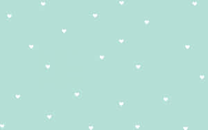 Nền Xanh Pastel — Trái tim Hình nền