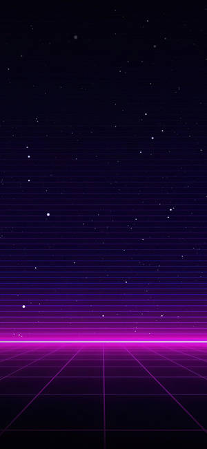 Neon Tím Iphone Galaxy Sọc — iPhone 18 Pro Hình nền