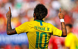Neymar Jr Chỉ Tay Lên Trời Phong Cách