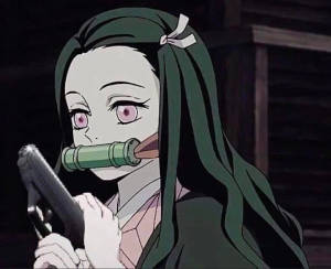 Nezuko Sát Quỷ Cầm Súng