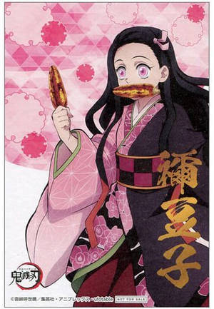 Nezuko Thanh Gươm Diệt Quỷ Ăn Ngô