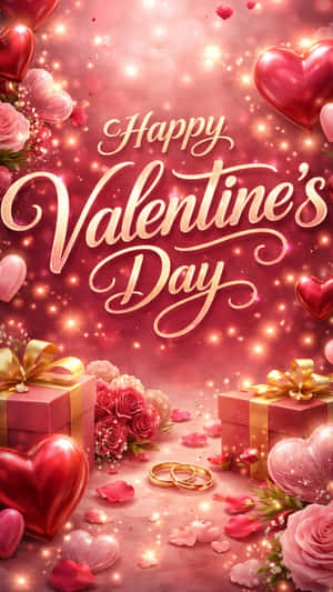 valentine,tình yêu,lãng mạn,trái tim,hoa hồng,cặp đôi,điện ảnh,thẩm mỹ,hồng,đỏ,vàng,lấp lánh,bokeh,thanh lịch,kiểu chữ,kỷ niệm,lễ hội