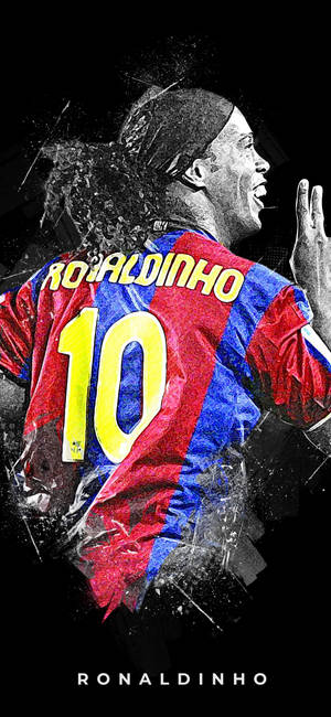 Hình nền Nghệ Thuật Ronaldinho Đơn Giản — iPhone Air Hình nền