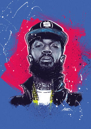 Hình nền nghệ thuật về Nipsey Hussle — OnePlus Pad 3 Hình nền