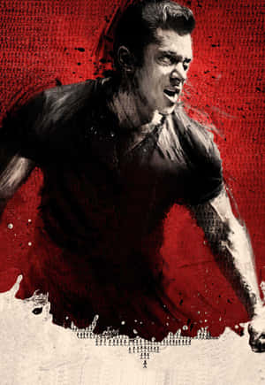 Nghệ thuật vector anh hùng Bollywood Salman Khan — OnePlus Pad 4 Hình nền
