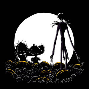 Hình nền Nghệ thuật Vector Halloween Charlie Brown — Halloween thẩm mỹ Hình nền