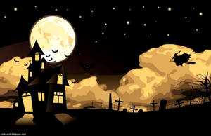 Ngôi Nhà Halloween Dễ Thương