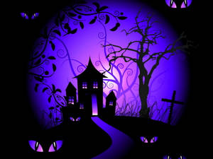 Ngôi Nhà Ma Halloween Dễ Thương