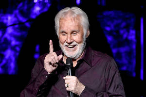Người nổi tiếng Kenny Rogers — Xanh đậm GIF Hình nền