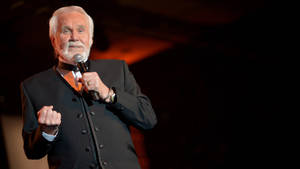 Nhạc sĩ nổi tiếng người Mỹ Kenny Rogers — 深红 Hình nền