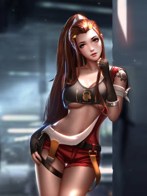 Nhân Vật Anime Đỏ Mải Mê Trong Hành Động