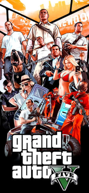 iPhone X GTA V Nền — Nothing Phone (4b) Hình nền