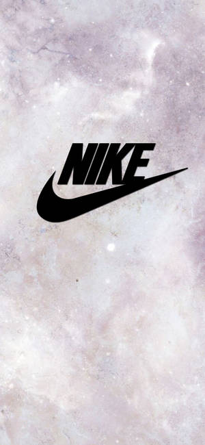 Hình nền logo Nike Girl trên bề mặt mặt trăng — iPhone 17 Hình nền