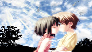 Nụ hôn anime dễ thương