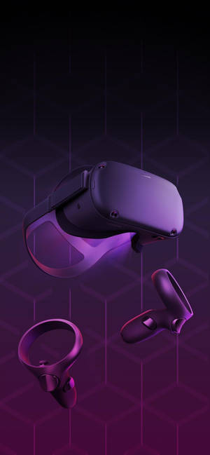 Hình nền Nghệ thuật trừu tượng tím Oculus Quest 2 — iPhone 14 Pro Hình nền