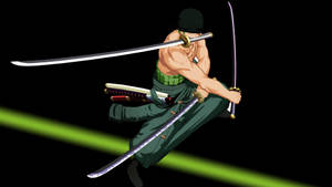 One Piece Desktop Zoro Kiếm — One piece máy tính Hình nền