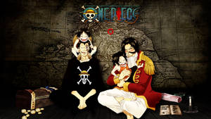 One Piece Desktop Rồng Và Roger — One piece máy tính Hình nền