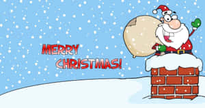 Ông Già Noel Hài Hước Tắm Nắng Trên Bãi Biển — Giáng sinh vui nhộn Hình nền