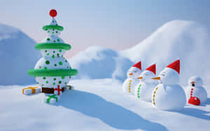 Ông Già Noel Tinh Nghịch Cưỡi Tuần Lộc Mũi Đỏ — Giáng sinh vui nhộn Hình nền