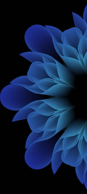 Opaque Blue Flower Original iPhone 7 — iPhone 7 Hình nền