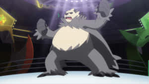 Pangoro trên võ đài chiến đấu