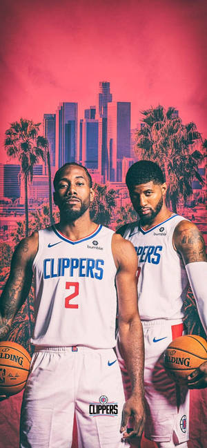Hình nền điện thoại Paul George Và Kawhi Leonard — iPhone 12 Hình nền