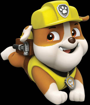 Hình nền Paw Patrol Rubble Với Hộp Dụng Cụ — Motorola Razr Ultra 2026 Hình nền