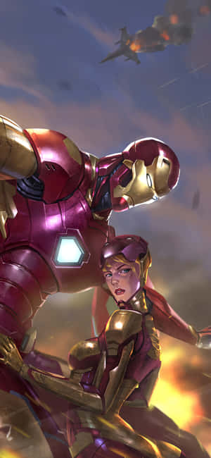 Pepper Potts đứng dũng cảm — Redmi Hình nền
