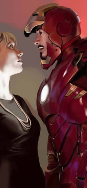 Pepper Potts mạnh mẽ đứng vững — Motorola Hình nền