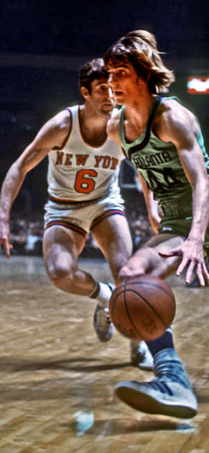 Pete Maravich Atlanta Hawks Mike Riordan New York Knicks — iPhone 16e Hình nền
