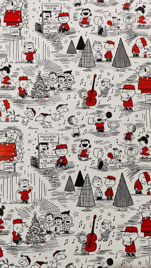 Peanuts Giáng sinh — Giáng sinh vui nhộn Hình nền