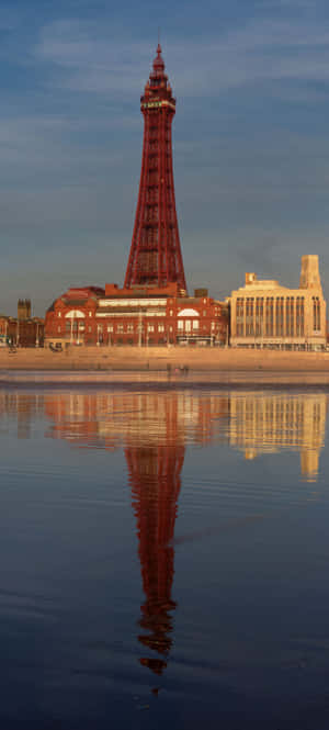 Phản chiếu của Tháp Blackpool — Pixel 9 Hình nền
