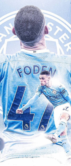 Phil Foden Áo Số 4 — Galaxy Z Flip Hình nền