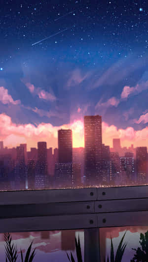 Hình nền Anime City — Anime thành phố GIF Hình nền