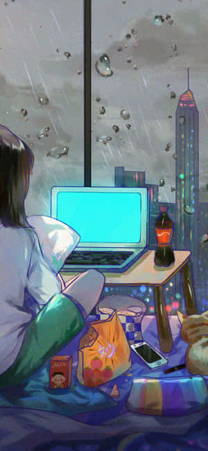 Hình nền Phòng Anime — 1080x2340 Hình nền