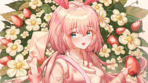 Hình nền anime màu hồng — Hồng anime aesthetic Hình nền