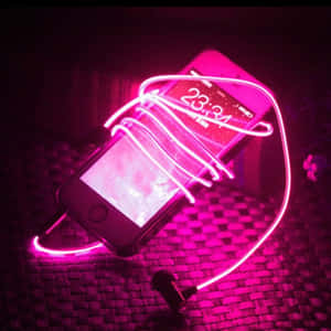 Hình ảnh thẩm mỹ màu hồng neon — Neon hồng aesthetic Hình nền
