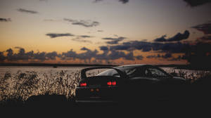 Phong cách JDM cổ điển của Supra — GIF ngầu Hình nền