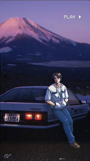 Phong cách JDM Initial D — Anime xe hơi Hình nền