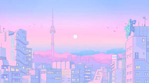 Phong Cách Pastel Tumblr Màn Hình Máy Tính Xa Hồng