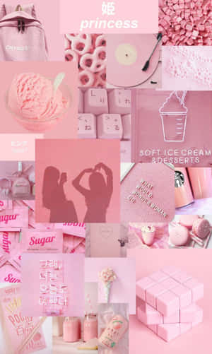 Hình ảnh phong cách thẩm mỹ hồng pastel — Phong cách pastel hồng Hình nền