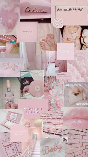 Hình ảnh phong cách thẩm mỹ hồng pastel — Phong cách pastel hồng Hình nền