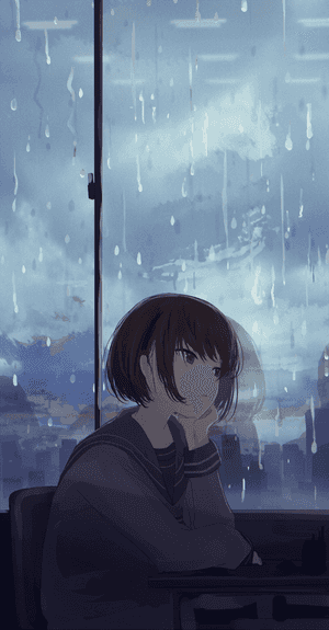 Nền Anime Buồn
