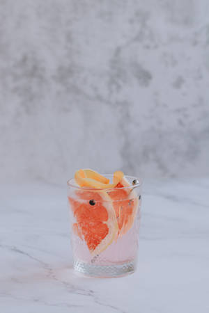 Phong Cảnh Mùa Hè Với Cocktail Ngâm Trái Cây — Xiaomi Pad Hình nền