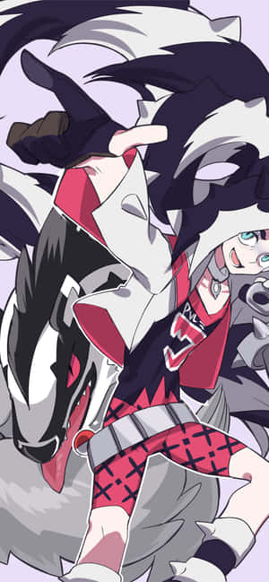 Pokemon Huấn luyện viên Piers và Obstagoon — Huawei nova 16s Pro Hình nền