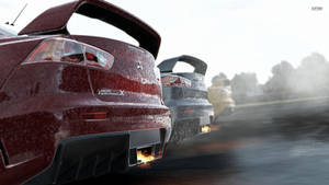 Project Cars Red Car Cut View — 赛车计划 Hình nền