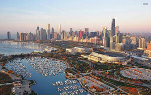 Hình nền Quang cảnh Chicago — 16:10 Hình nền